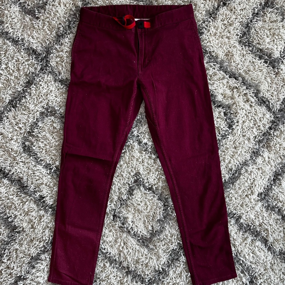 Women’s Topo Designs Climb Pant Burgundy Medium
